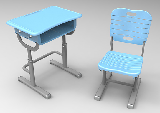 塑钢学生课桌椅的好处